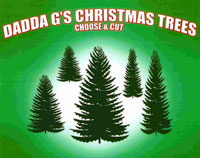 Dadda G's Christmas Trees Logo